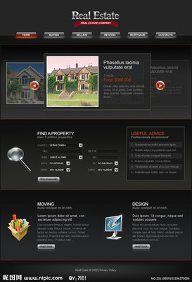 房地產(chǎn)企業(yè)網(wǎng)站模板PSD分層素材解析與應(yīng)用指南